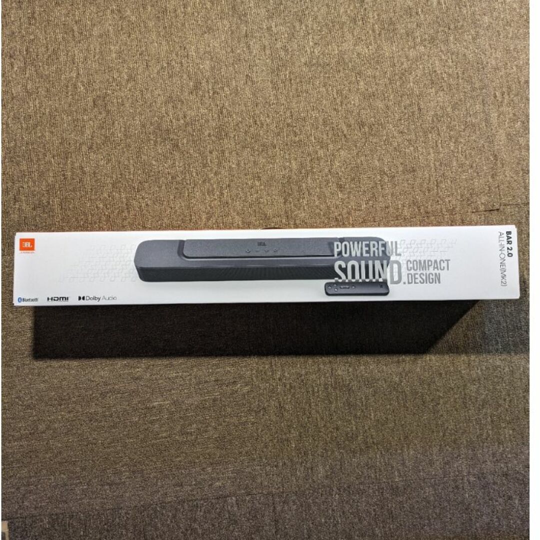 JBL サウンドバー Bar 2.0 All-in-One (MK2) ほぼ新品 スマホ/家電/カメラのオーディオ機器(スピーカー)の商品写真