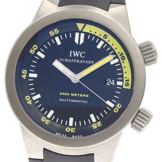 インターナショナルウォッチカンパニー(IWC)のIWC IWC SCHAFFHAUSEN IW353804 アクアタイマー オートマティック2000 デイト 自動巻き メンズ 美品 _800990(腕時計(アナログ))