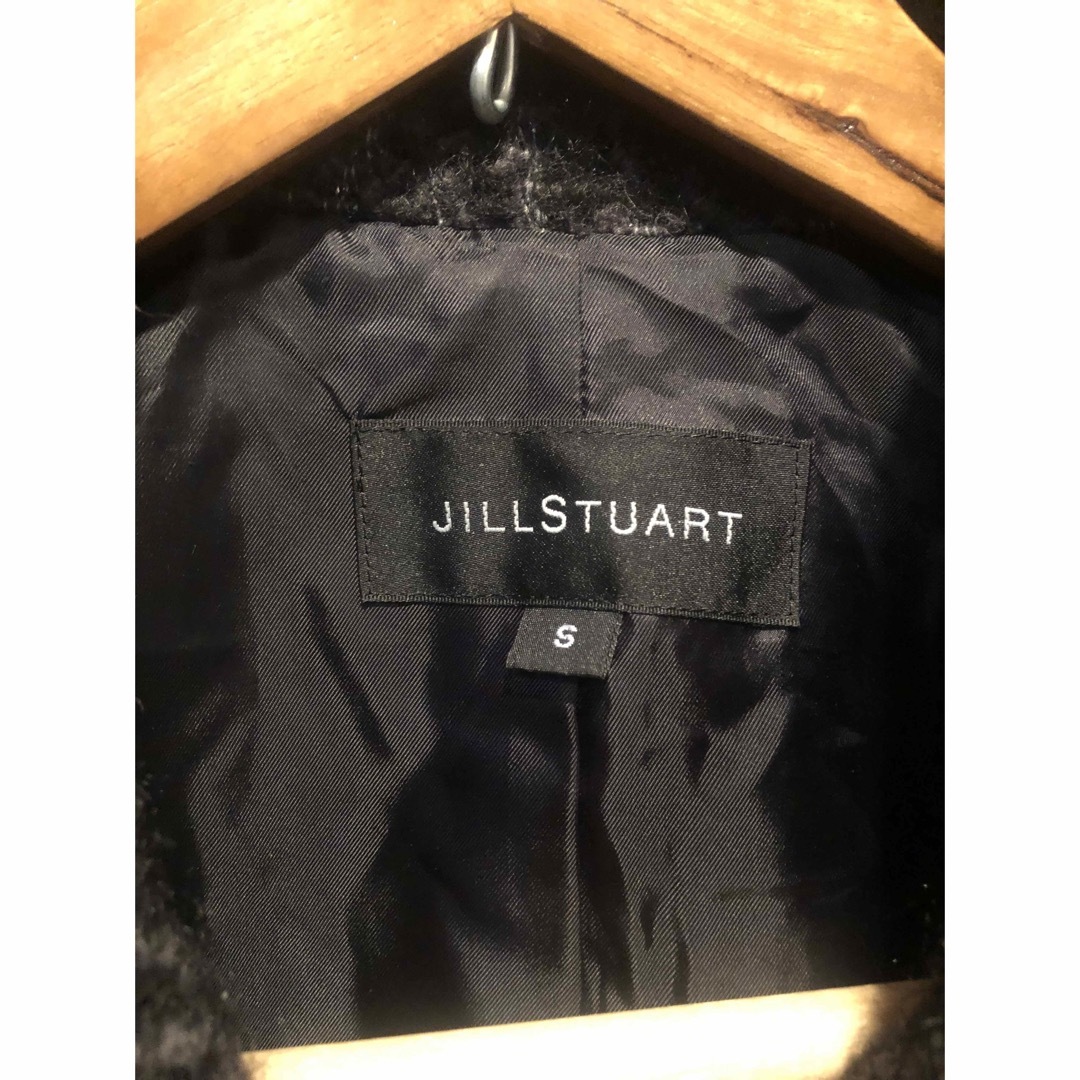 JILLSTUART(ジルスチュアート)のジルスチュアート  ウールコート　ビジューボタン　S レディースのジャケット/アウター(ロングコート)の商品写真
