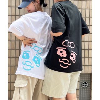 オパンチュウサギ(おぱんちゅうさぎ)の《新品》【 おぱんちゅうさぎ 】 プリント ビッグ Tシャツ OP BIG TS(Tシャツ(半袖/袖なし))