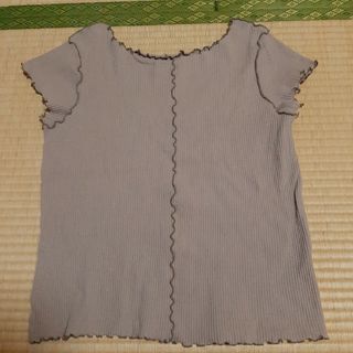 ダブルクローゼット(w closet)のダブルクローゼット　ブラウン系カットソー(カットソー(半袖/袖なし))