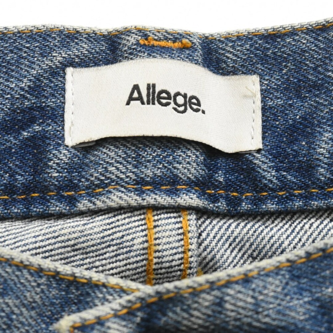 ALLEGE(アレッジ)のALLEGE アレッジ 20AW 5P Flare Denim Pants 5ポケットフレアlongデニムパンツ インディゴ AL20W-TT06A メンズのパンツ(デニム/ジーンズ)の商品写真