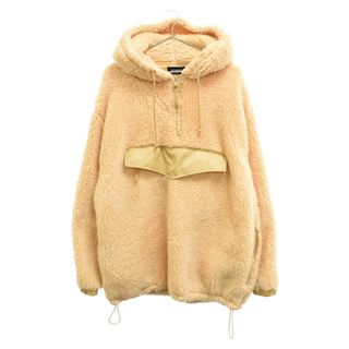 X-LARGE エクストララージ BOA FLEECE PULLOVER JACKET サイドロゴボアフリースジャケット ベージュ