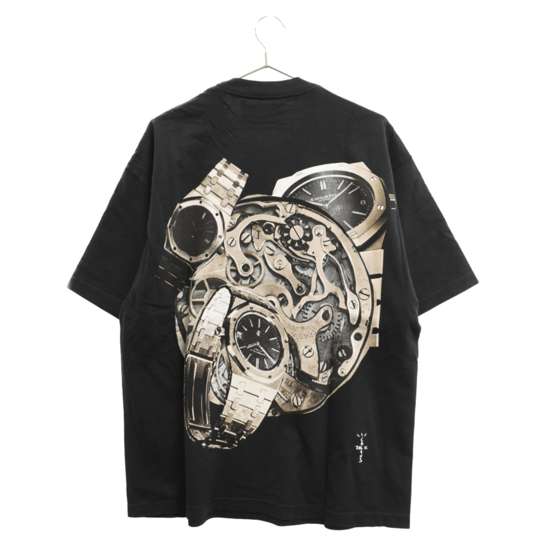 AUDEMARS PIGUET(オーデマピゲ)のAUDEMARS PIGUET オーデマ ピゲ xCACTUS JACK xカクタスジャック ウォッチプリント 半袖Tシャツ ブラック CJAP-SS01 メンズのトップス(Tシャツ/カットソー(半袖/袖なし))の商品写真