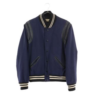 サンローラン(Saint Laurent)のSAINT LAURENT PARIS サンローランパリ 14AW Teddy Jacket テディジャケット 354716 YYL09 ネイビー(フライトジャケット)