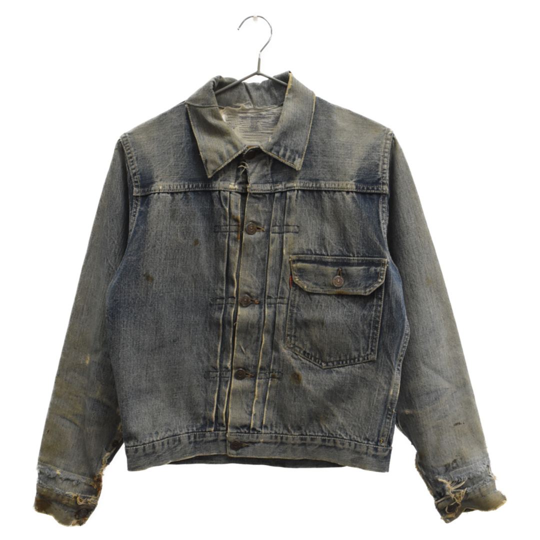 Levi´s リーバイス 40s VINTAGE 506XX 1st 47モデル ヴィンテージ 針刺しシンチバック デニムジャケット ボタン裏ツメ刻印 インディゴブルー