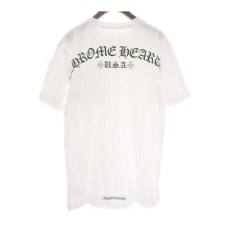 クロムハーツ(Chrome Hearts)のクロムハーツ バック アーチ ロゴ Tシャツ 2212 304 0070 メンズ ホワイト CHROME HEARTS 【中古】 【アパレル・小物】(Tシャツ/カットソー(半袖/袖なし))