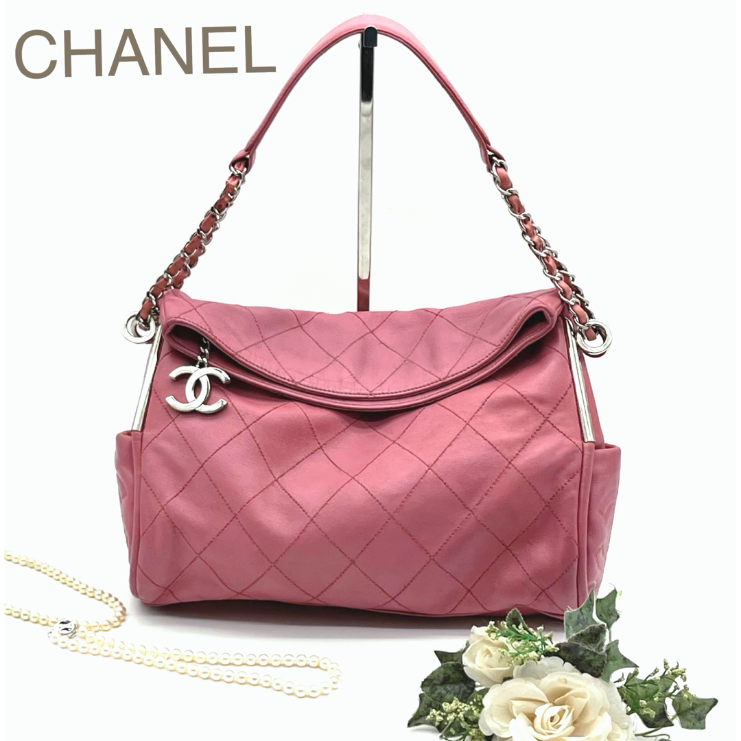 CHANEL(シャネル)のゆっきー様専用　シャネル　ラムスキン　ショルダーバッグ　 レディースのバッグ(ショルダーバッグ)の商品写真