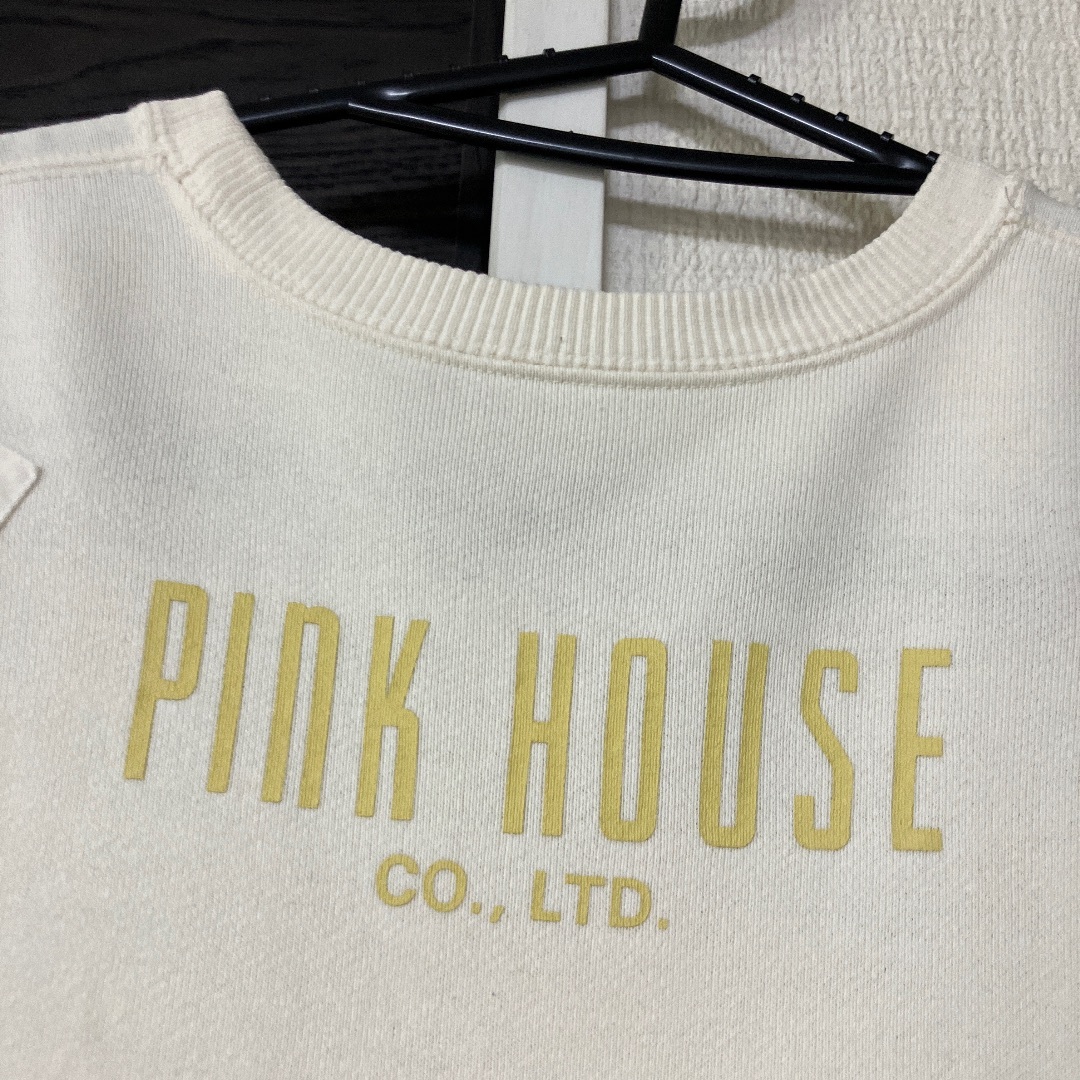 PINK HOUSE(ピンクハウス)のピンクハウスbaby pink house長袖トレーナー洗濯済み中古 キッズ/ベビー/マタニティのキッズ服女の子用(90cm~)(Tシャツ/カットソー)の商品写真