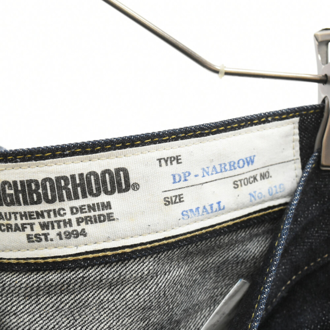 NEIGHBORHOOD(ネイバーフッド)のNEIGHBORHOOD ネイバーフッド RIGID.DP NARROW/140Z-PT ナローパンツ デニムパンツ インディゴ 191XBNH-PTM06 メンズのパンツ(デニム/ジーンズ)の商品写真