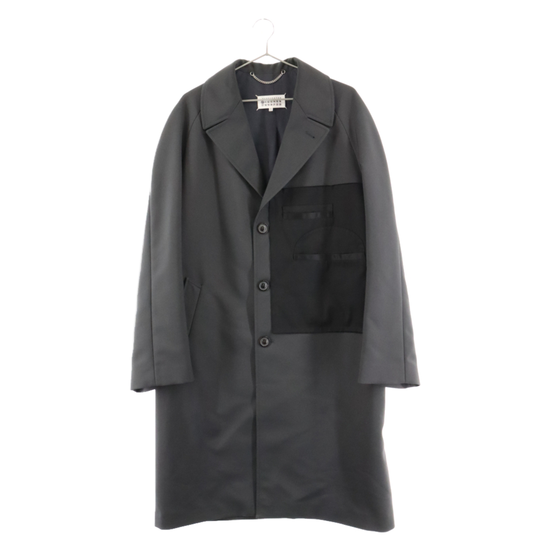 Maison Martin Margiela(マルタンマルジェラ)のMaison Margiela メゾンマルジェラ 21AW PATCH POCKET DETAIL TRENCH COAT パッチポケット ディティール トレンチコート グレー S50AH0104 メンズのジャケット/アウター(トレンチコート)の商品写真