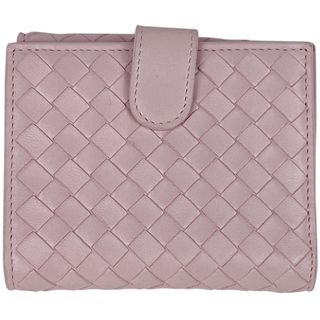 ボッテガヴェネタ(Bottega Veneta)のボッテガヴェネタ イントレチャート 二つ折り 財布 レディース 【中古】(財布)