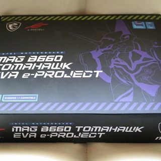 エムエスアイ(msi)の未使用品 MSI MAG B660 TOMAHAWK EVA e-PROJECT(PC周辺機器)