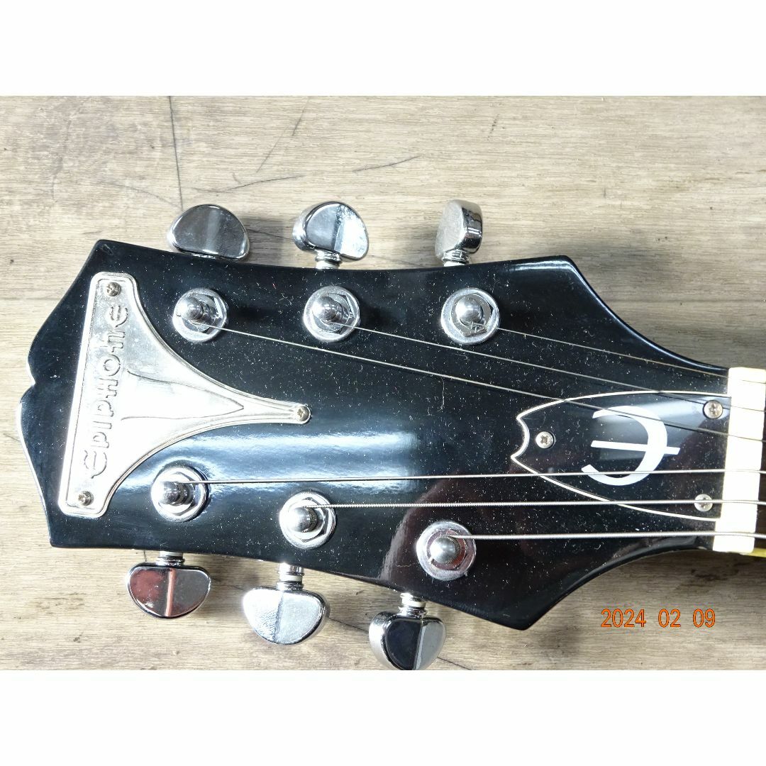 Epiphone(エピフォン)のK大009/ Epiphone ワイルドキャット TB ギター ハードケース付 楽器のギター(エレキギター)の商品写真