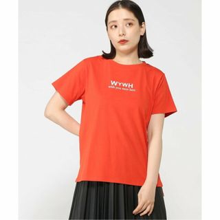 インタープラネット(INTERPLANET)の【オレンジ】INTERPLANET/(W)フロッキーロゴTシャツ(その他)