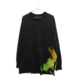 ワイスリー(Y-3)のY-3 ワイスリー GFY LONG SLEEVE TOP / SC JERSEY グラフィック プリント 長袖 Tシャツ ブラック IP5578-APPA23(Tシャツ/カットソー(七分/長袖))