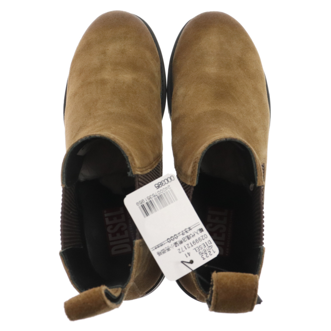 DIESEL(ディーゼル)のDIESEL ディーゼル D-ALABHAMA CH Y02855 P3648 クラシックチェルシーブーツ サイドゴアブーツ ブラウン メンズの靴/シューズ(ブーツ)の商品写真