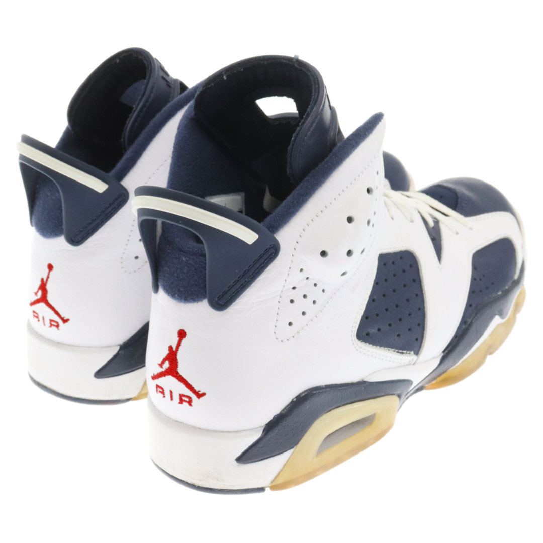 NIKE(ナイキ)のNIKE ナイキ 観賞用 AIR JORDAN 6 RETRO OLYMPIC エア ジョーダン6 レトロ オリンピック ハイカットスニーカー ホワイト US9/27cm 384664-130 メンズの靴/シューズ(スニーカー)の商品写真