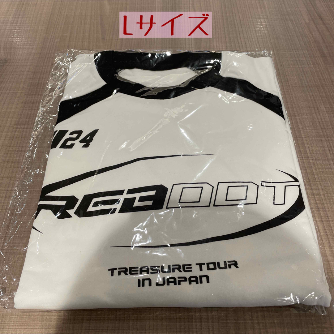 TREASURE reboot グッズ バイカラースウェットシャツ WHITE-