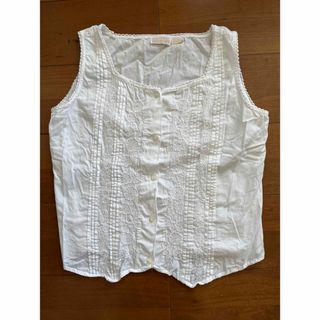 cotton vintage blouse コットンヴィンテージ刺繍ブラウス(シャツ/ブラウス(半袖/袖なし))