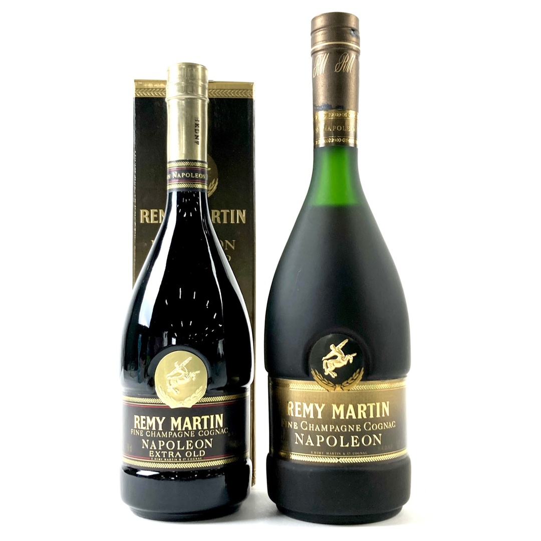 レミーマルタン(レミーマルタン)の2本 レミーマルタン ナポレオン エクストラオールド ファインシャンパーニュ 食品/飲料/酒の酒(ブランデー)の商品写真