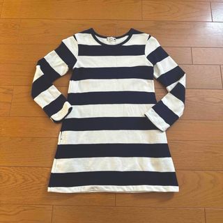 ブランシェス(Branshes)のbranshes ブランシェス 120cm ボーダーチュニック　ワンピース　無印(ワンピース)