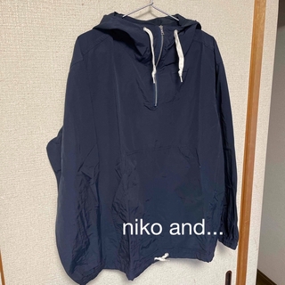 ニコアンド(niko and...)のniko and... メンズ　ハーフジップナイロンパーカー(ナイロンジャケット)