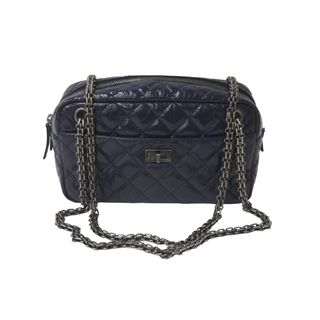 シャネル(CHANEL)のCHANEL シャネル チェーンショルダーバッグ マドモアゼルチェーン マトラッセ2.55 エイジド カーフスキン 20番台 美品 中古 60109(ハンドバッグ)