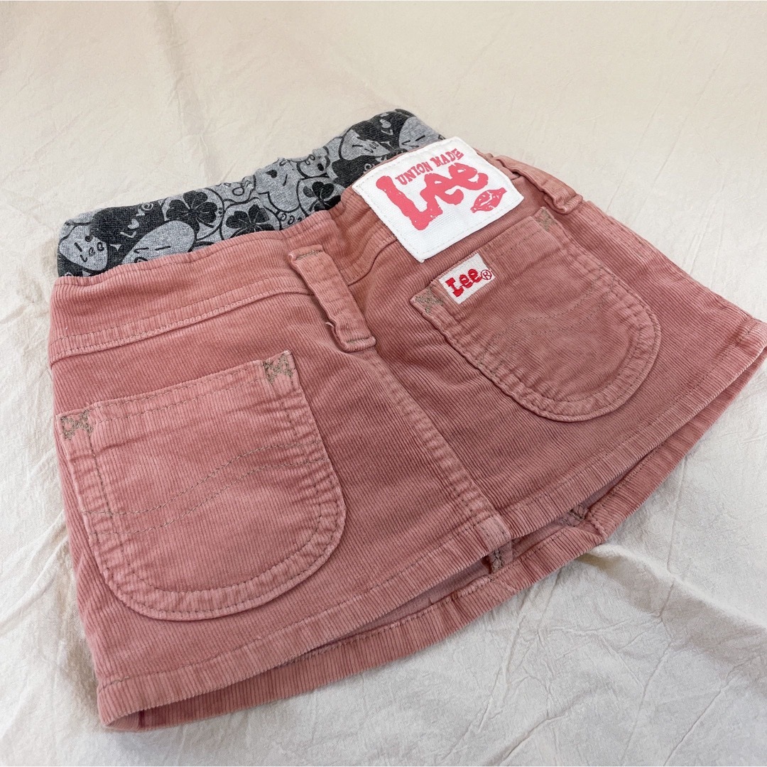 Lee(リー)の大人気　⭐️Lee⭐️ 美品　コーデュロイ　スカート　110 キッズ/ベビー/マタニティのキッズ服女の子用(90cm~)(スカート)の商品写真