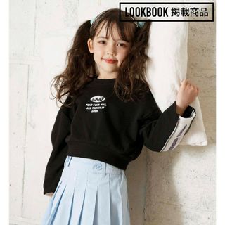 アナップキッズ(ANAP Kids)の短期出品　新品未開封　シートプリント裏毛トレーナー　定価3190(Tシャツ/カットソー)