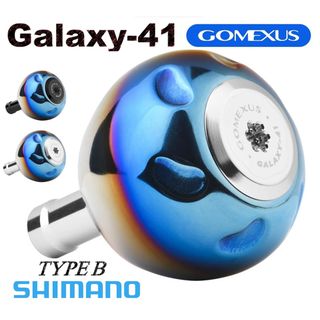 シマノ(SHIMANO)のゴメクサス 41mm チタン製  type B ステラSW チタンシルバー(リール)