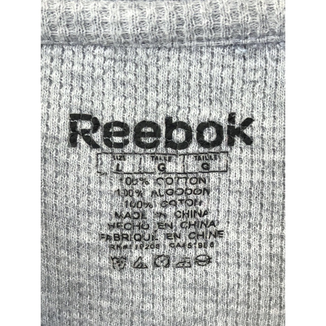 Reebok(リーボック)のNHL　セントルイス・ブルース　長袖Ｔシャツ　Ｌ　紺✕グレー　USA古着 メンズのトップス(Tシャツ/カットソー(七分/長袖))の商品写真