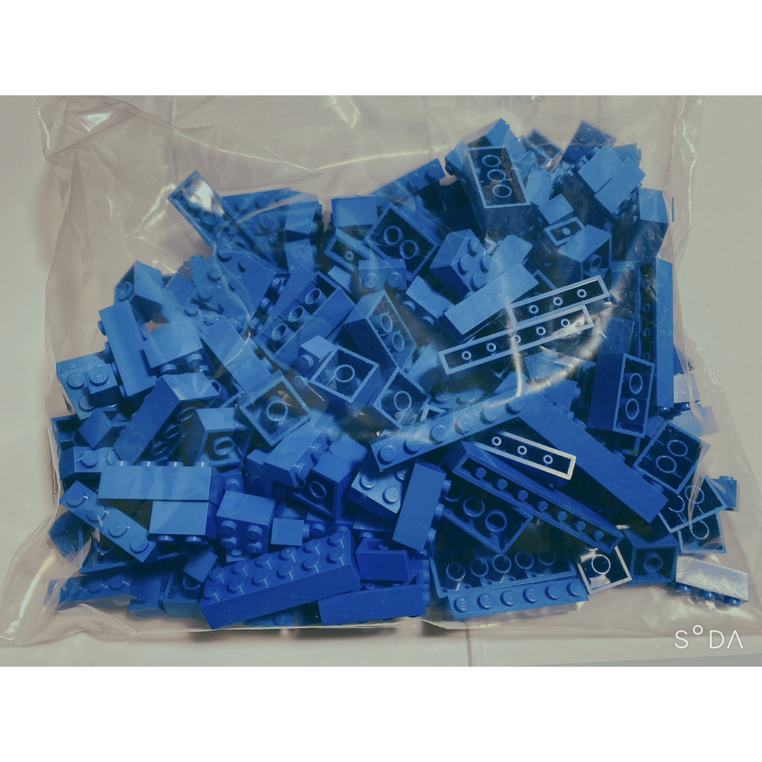 Lego(レゴ)のレゴ　267個　ブルー キッズ/ベビー/マタニティのおもちゃ(積み木/ブロック)の商品写真