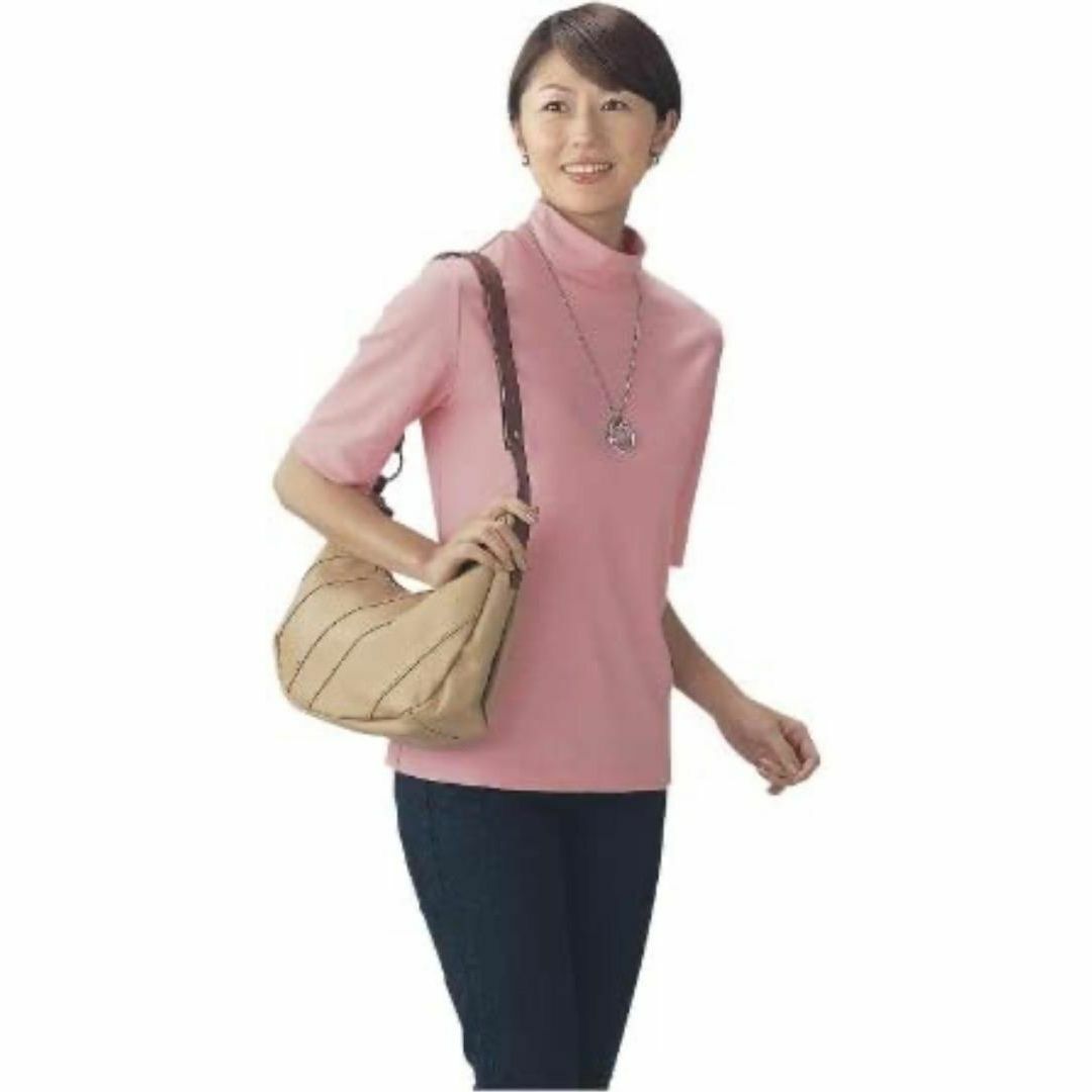 残り1点！汗染み防止着やせTシャツ ピンク S レディースのトップス(Tシャツ(半袖/袖なし))の商品写真