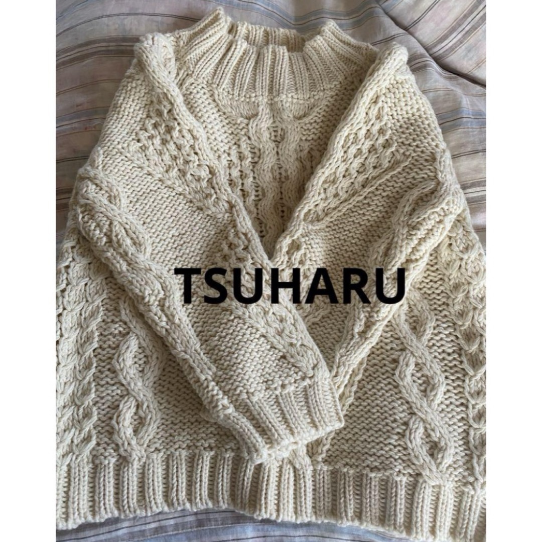 TSUHARU by Samansa Mos2(ツハルバイサマンサモスモス)のとっちょ様専用＊TSUHARU ケーブルニット レディースのトップス(ニット/セーター)の商品写真