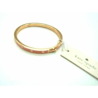 ケイトスペードニューヨーク(kate spade new york)の■極美品■ kate spade ケイトスペード O０RU2565 バングル ブレスレット アクセサリー レディース ピンク系×ゴールド系 DE0261(その他)