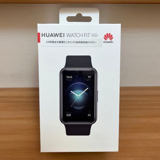 ファーウェイ(HUAWEI)のHUAWEI WATCH FIT new/グラファイトブラック(その他)