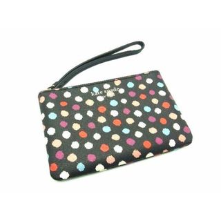 ケイトスペードニューヨーク(kate spade new york)の■美品■ kate spade ケイトスペード K5525 J222 レザー コインパース コインケース 小銭入れ ポーチ 小物入れ ブラック系 DE0257(財布)