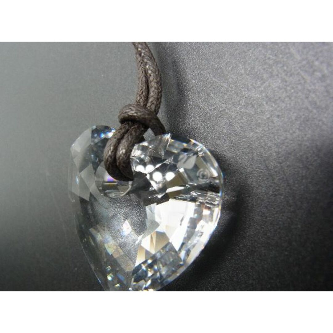 SWAROVSKI(スワロフスキー)の■美品■ SWAROVSKI スワロフスキー コードネックレス ペンダント アクセサリー レディース ブラック系×クリア DE0127 レディースのアクセサリー(ネックレス)の商品写真