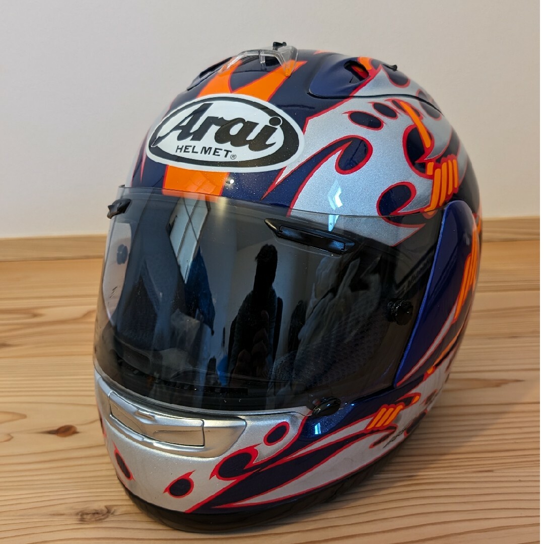 Arai(アライ)のアライヘルメット　RX-7RR4 ニッキー・ヘイデン 自動車/バイクのバイク(ヘルメット/シールド)の商品写真