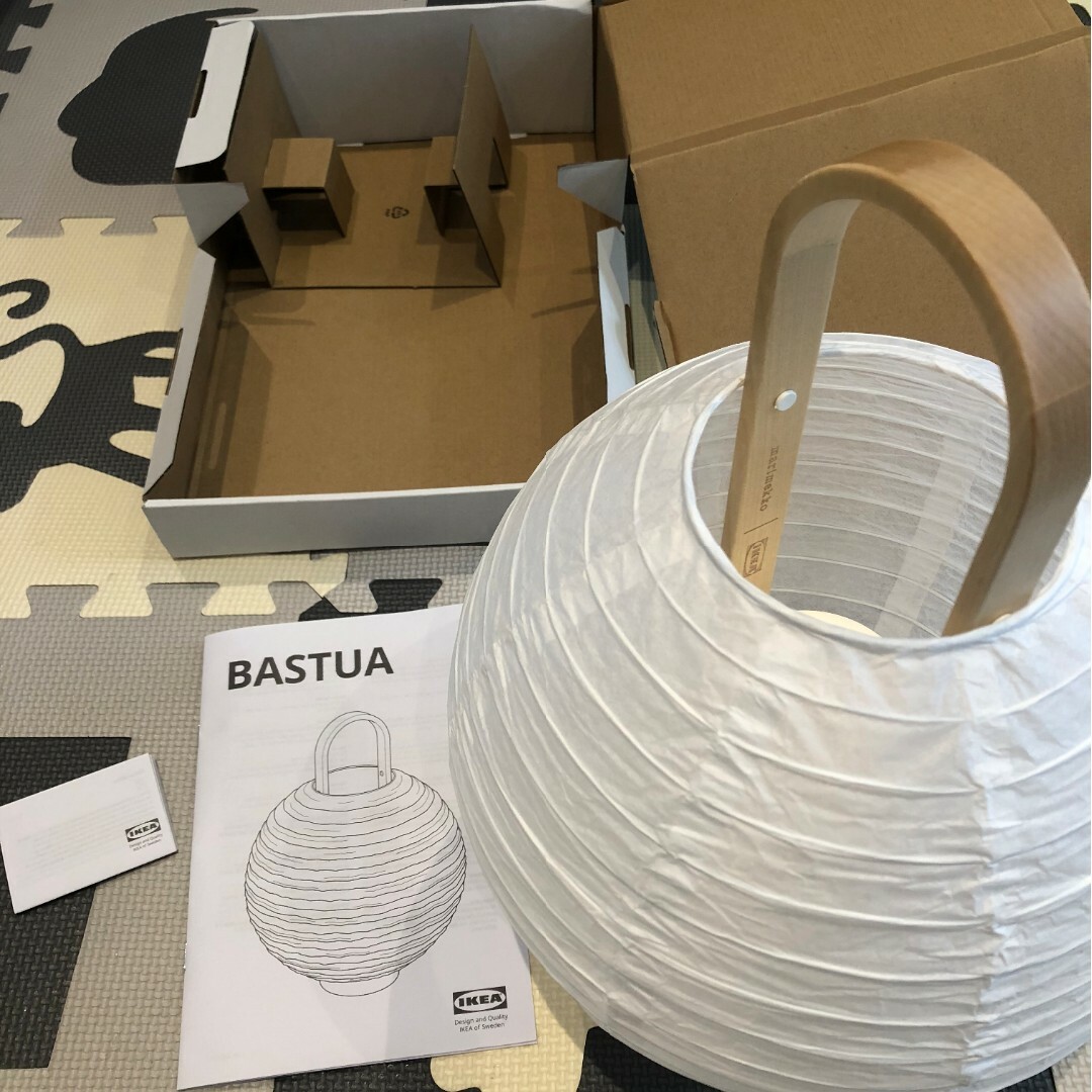 IKEA(イケア)のIKEA マリメッコ LEDランタン BASTUA インテリア/住まい/日用品のライト/照明/LED(テーブルスタンド)の商品写真