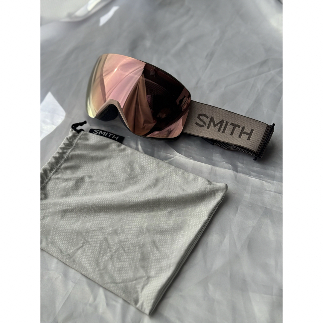 SMITH(スミス)のSMITH スミス　ゴーグル　くすみピンク　pink スポーツ/アウトドアのスノーボード(アクセサリー)の商品写真