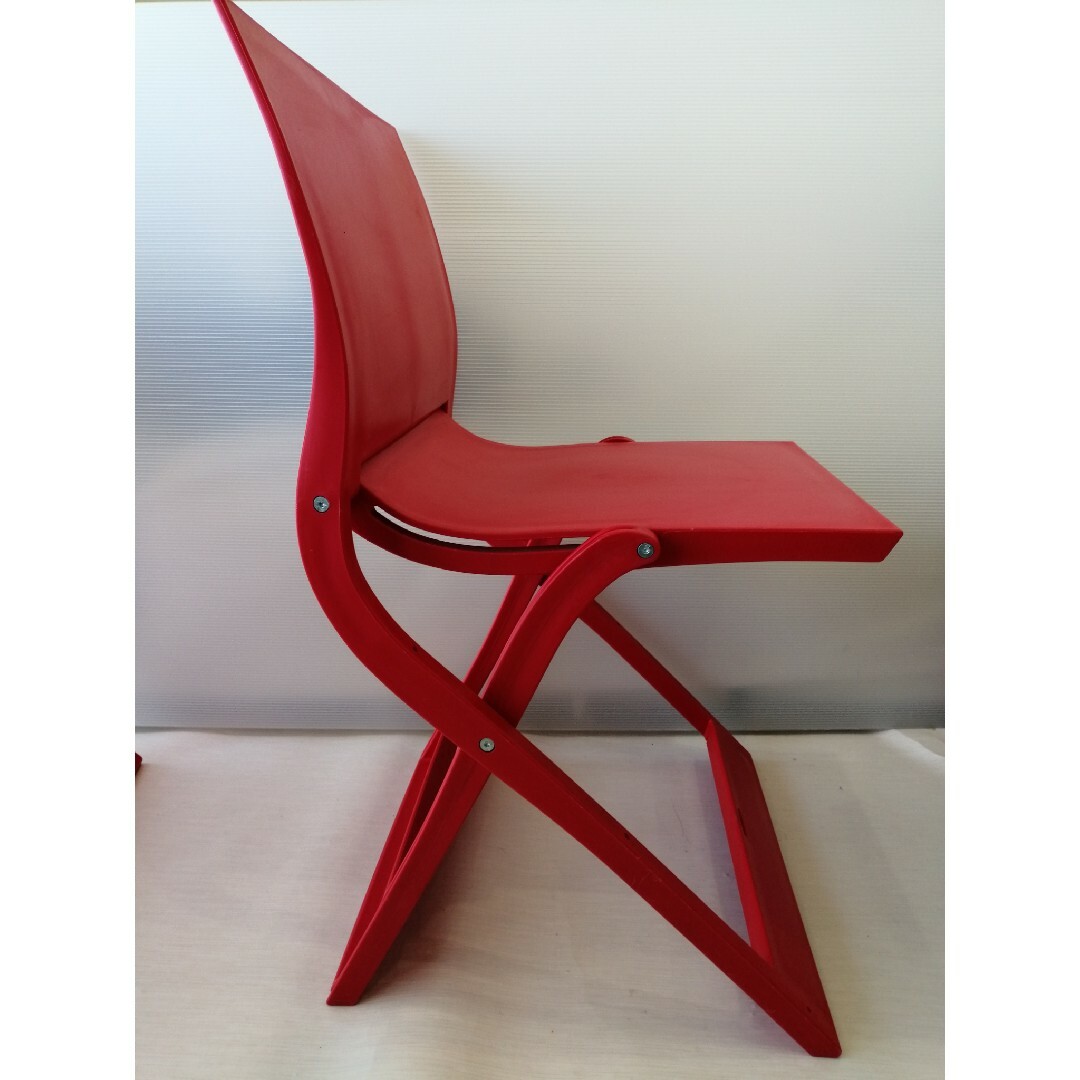 wave chair ウェーブ チェア　折りたたみチェア インテリア/住まい/日用品の椅子/チェア(折り畳みイス)の商品写真