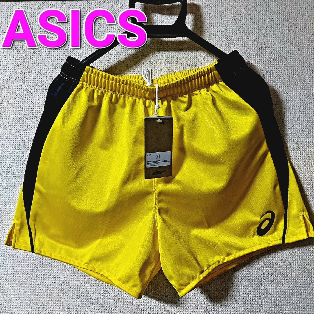 ☆激レア ASICS アシックス バレーボール ゲームパンツ パンツ イエロー ☆激レア ASICS アシックス バレーボール ゲームパンツ パンツ イエロー