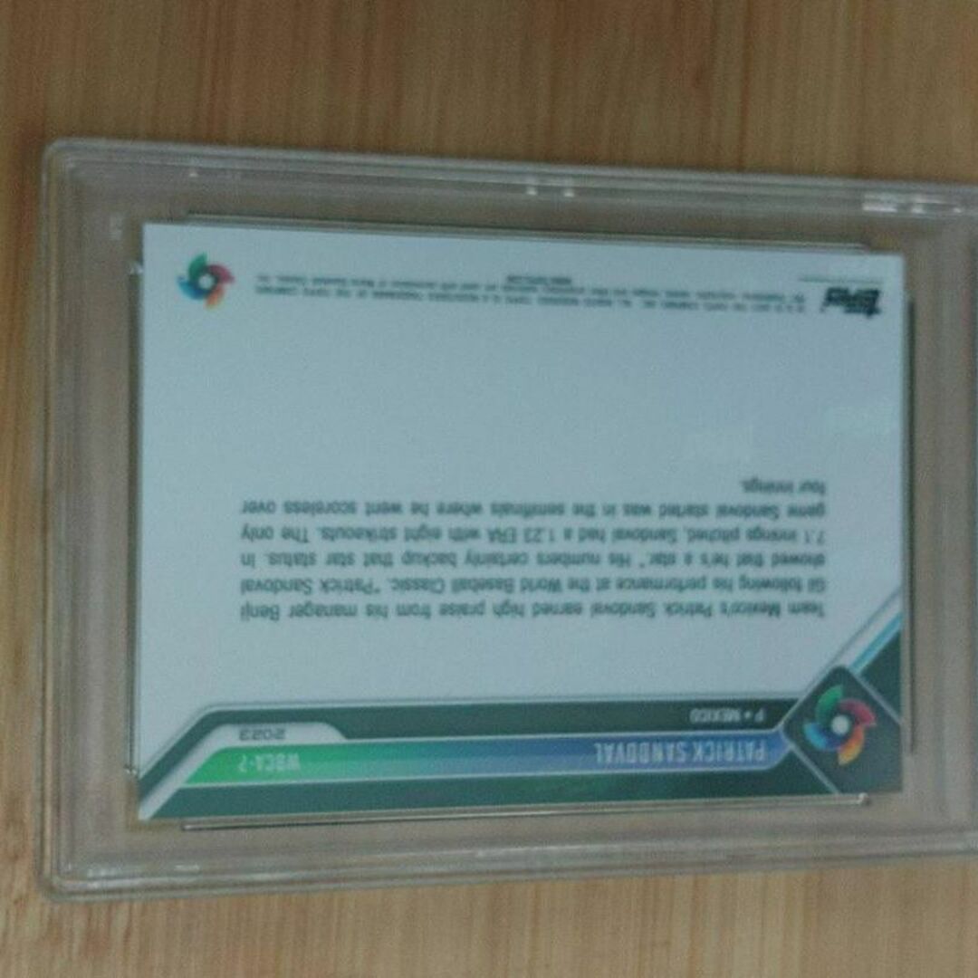 PSA10 2023 WBC パトリック・サンドバル BLUE 28/49シリ エンタメ/ホビーのトレーディングカード(シングルカード)の商品写真