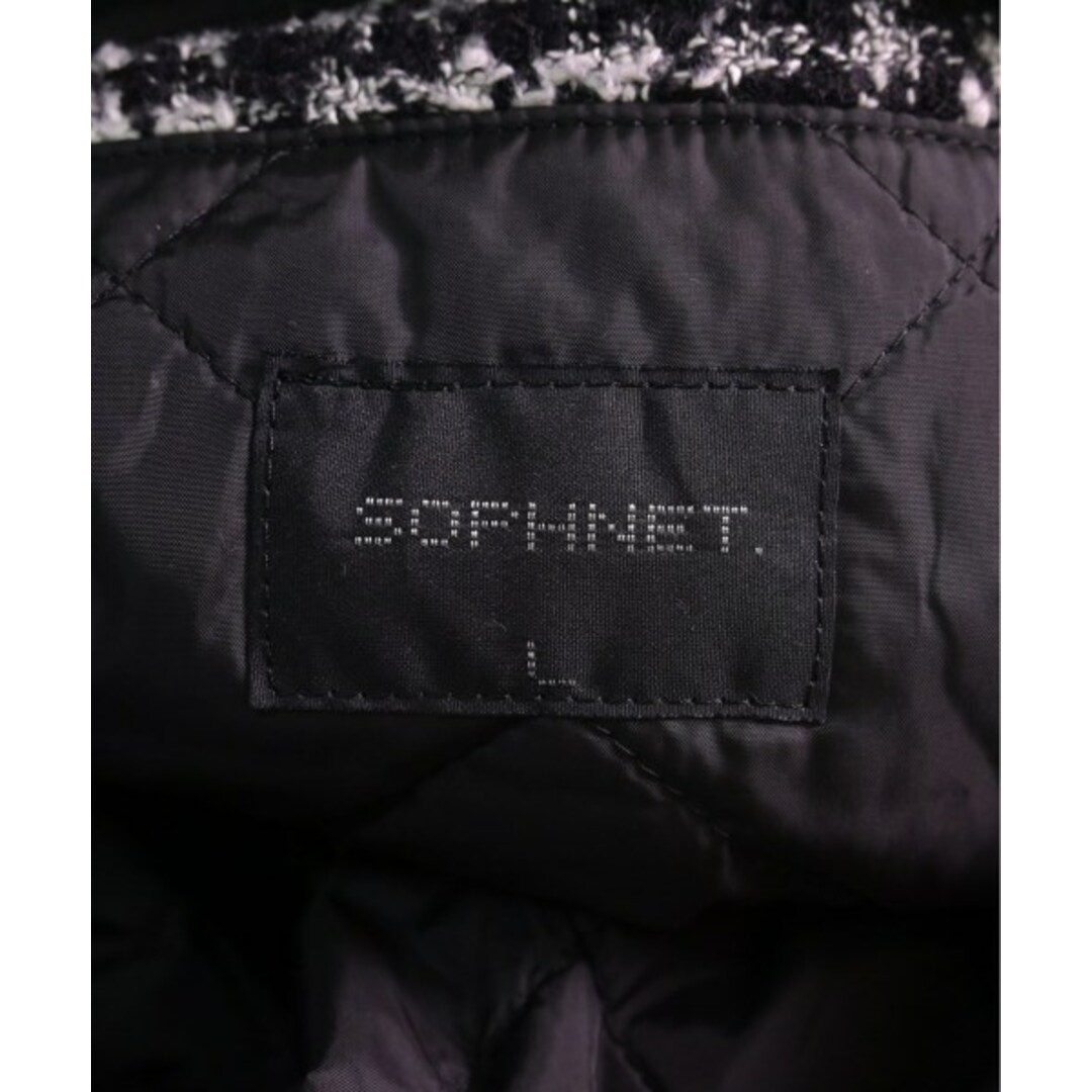 SOPHNET.(ソフネット)のSOPHNET. ソフネット ブルゾン（その他） L 黒x白(ツイード) 【古着】【中古】 メンズのジャケット/アウター(その他)の商品写真