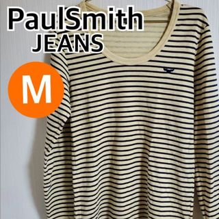 Paul Smith JEANS 長袖 トップス ボーダー 日本製 M【CT4】(シャツ/ブラウス(長袖/七分))