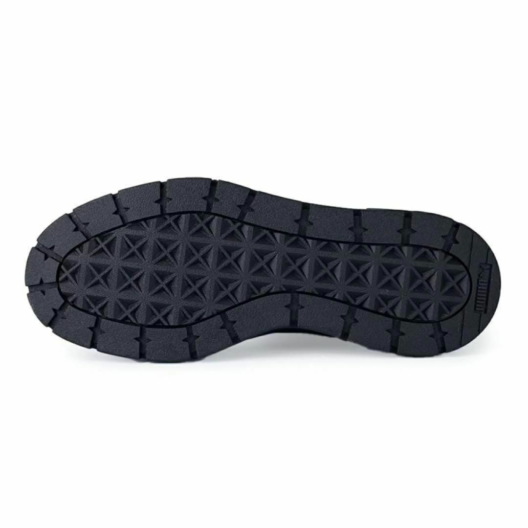 PUMA(プーマ)の新品　本革！　22.5cm メイズ　スタック　チェルシー　ブーツ　e43 p49 レディースの靴/シューズ(ブーツ)の商品写真