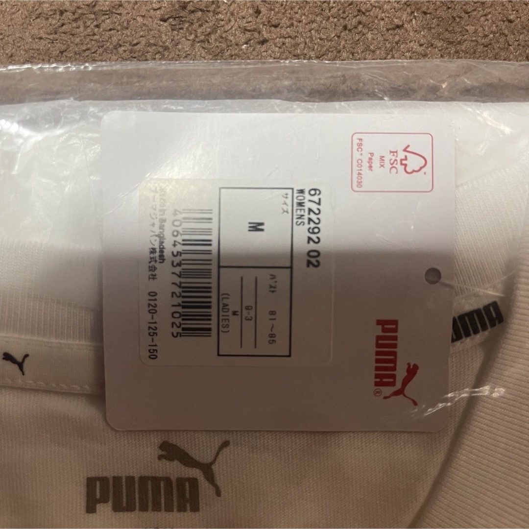 PUMA(プーマ)の【削除予定】大人気 新品 プーマ 半袖Tシャツ レディース M レディースのトップス(Tシャツ(半袖/袖なし))の商品写真