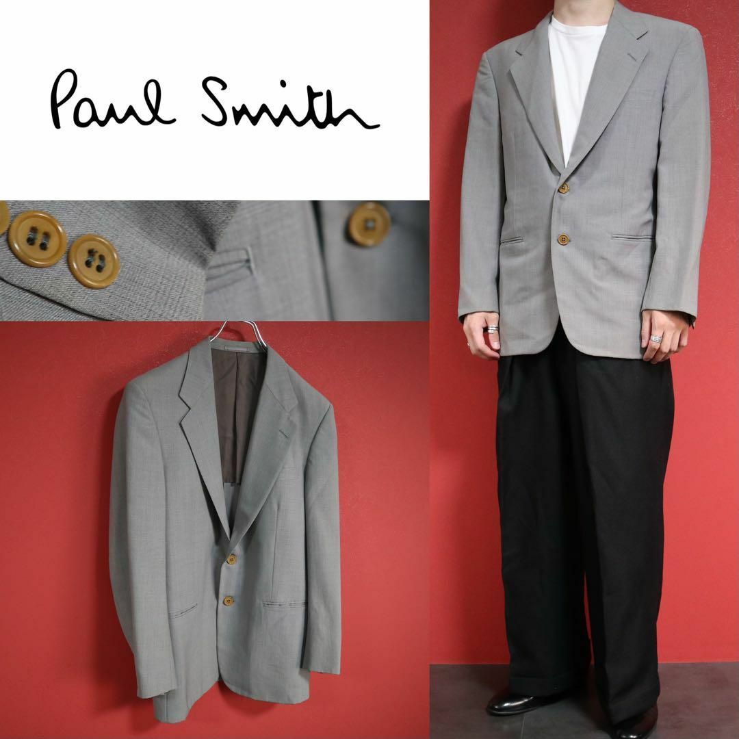 Paul Smith(ポールスミス)の【希少】Paul Smith ポールスミス ブラウンボタン テーラードジャケット メンズのジャケット/アウター(テーラードジャケット)の商品写真